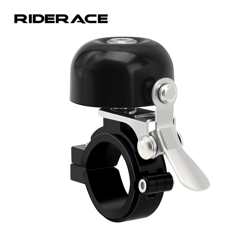 Bell Handlebar Ring - Campana de bicicleta retro RIDERACE, alarma
