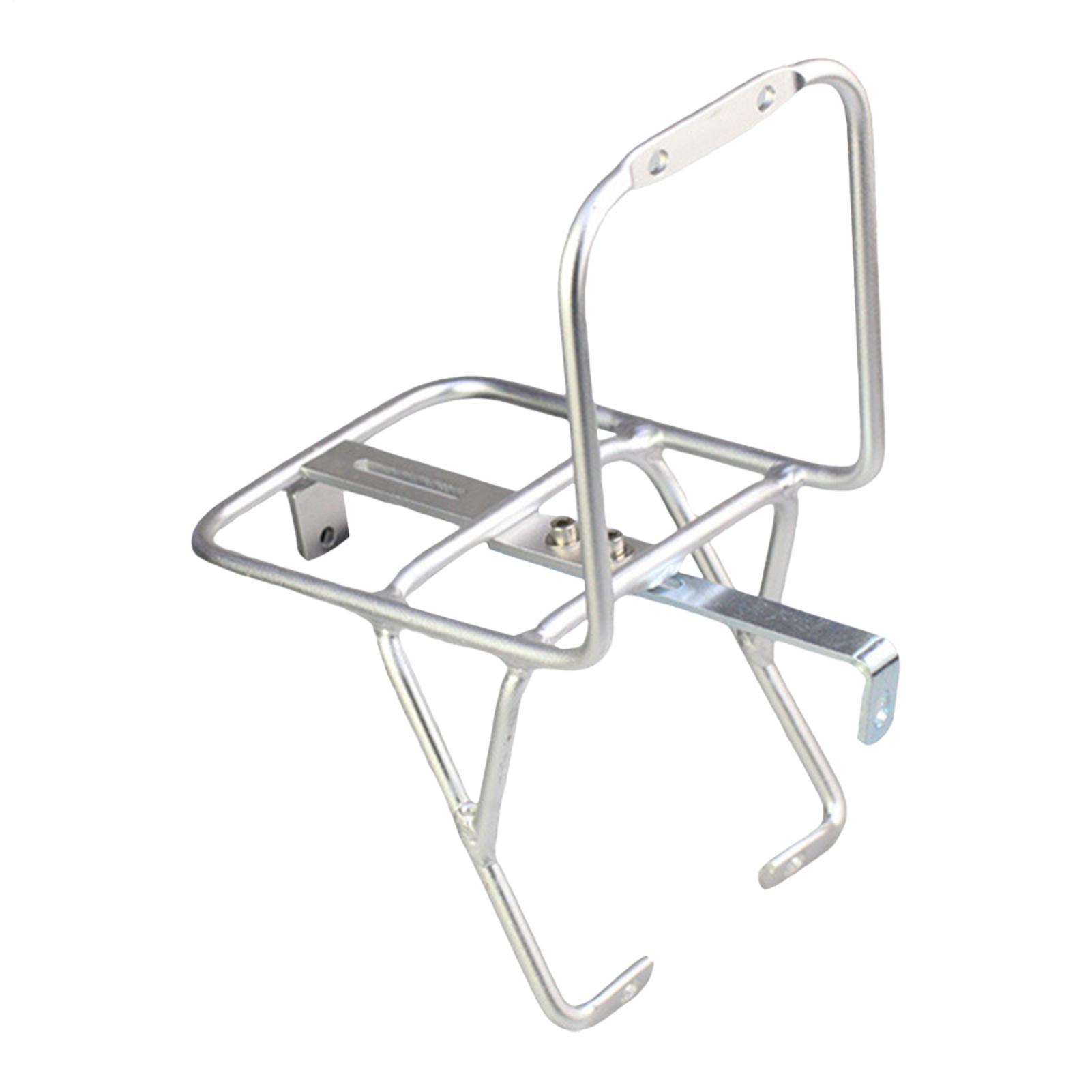 Cargo Rack Aluminum - Portaequipajes delantero para bicicleta, portaequipajes de