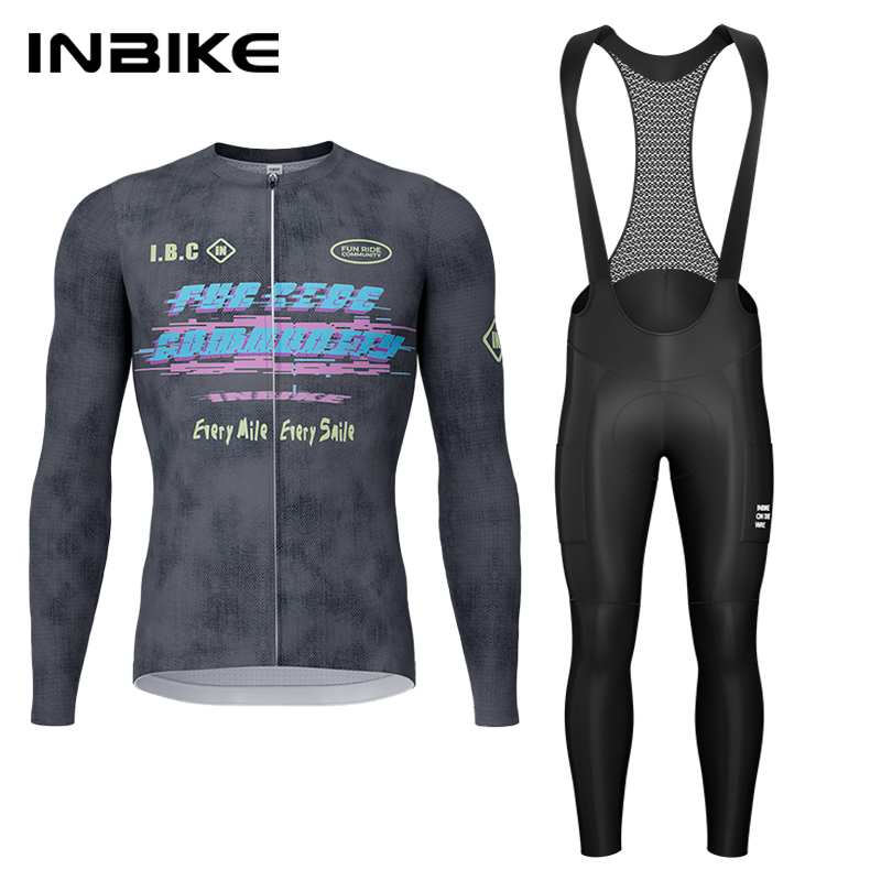 Cycling Commuter Clothing - INBIKE-Conjunto de ciclismo para hombre, Jersey