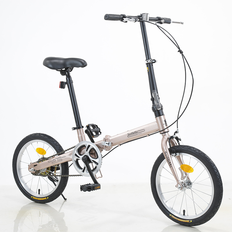 Cycling Commute Speed - Bicicleta Plegable Sanhema de 16 Pulgadas,