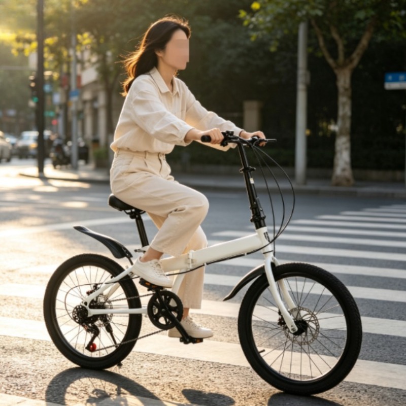 Cycling Commute Speed - Bicicleta plegable de 20 pulgadas para