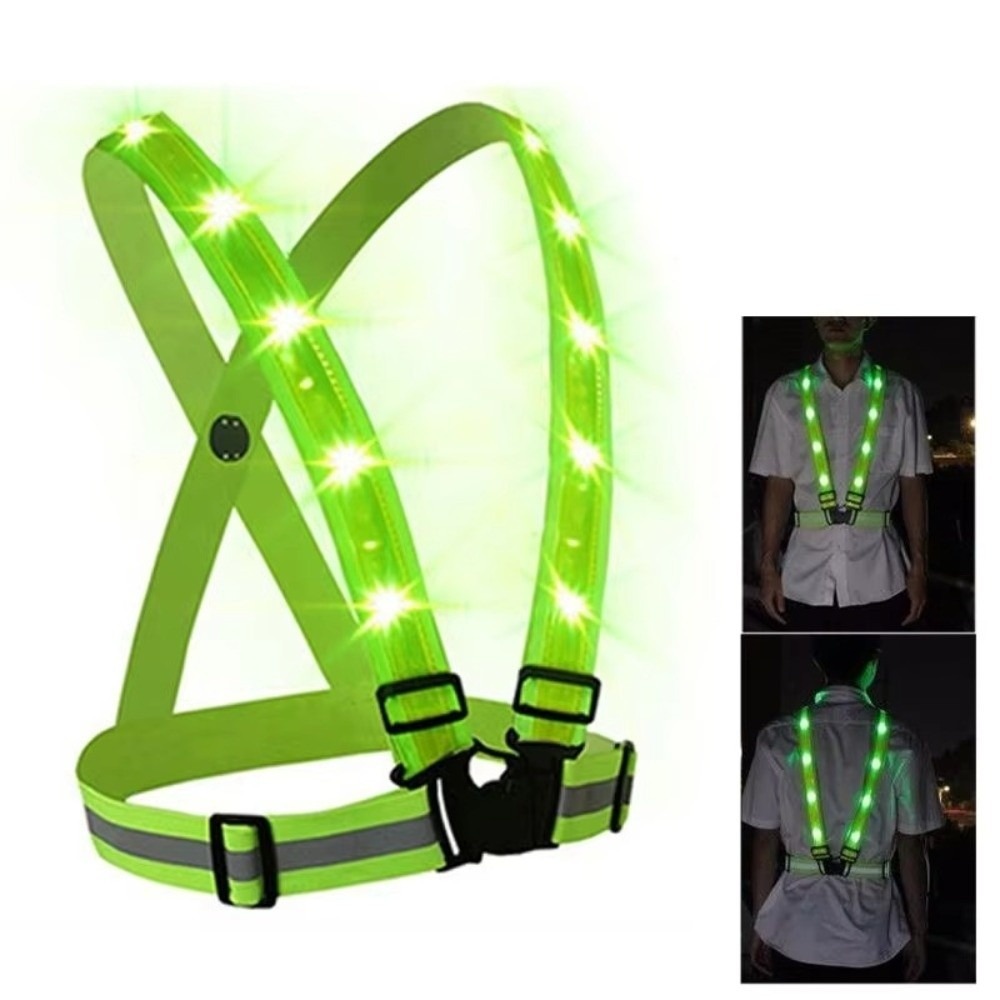 Reflective Vest Cycling - Nuevo Chaleco de Seguridad LED de