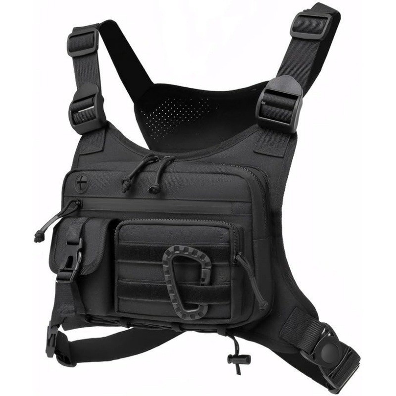 Cycling Commuter Backpack Waterproof - Bolsa de pecho táctica para hombre,
