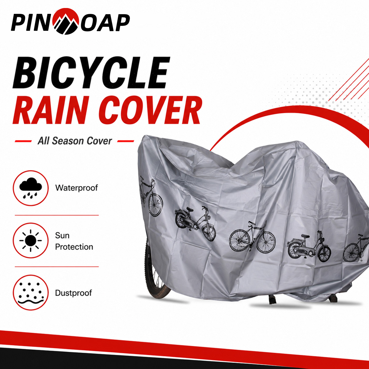 Cycling Commuter Backpack Waterproof - PINMOAP - Funda impermeable universal para