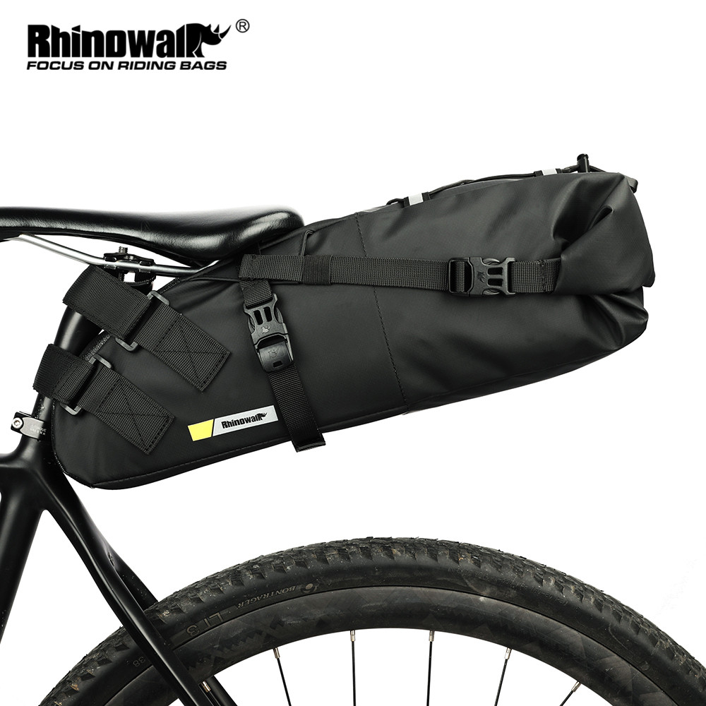 Panniers Waterproof Rear - Rhinowalk-bolsa para SILLÍN de bicicleta, resistente