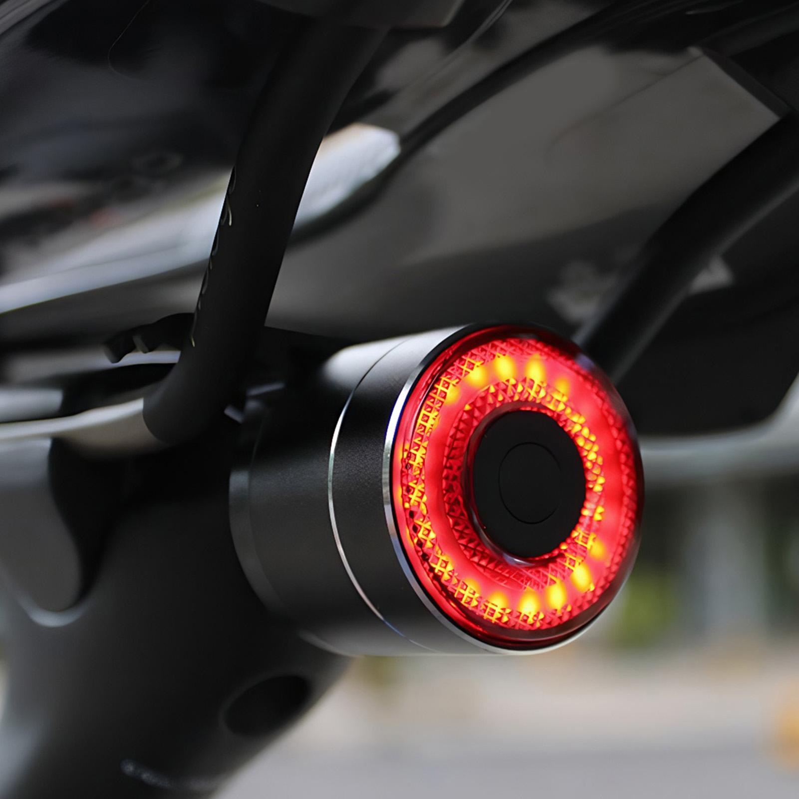 Cycling For Commute - Luz trasera de bicicleta, luz inteligente