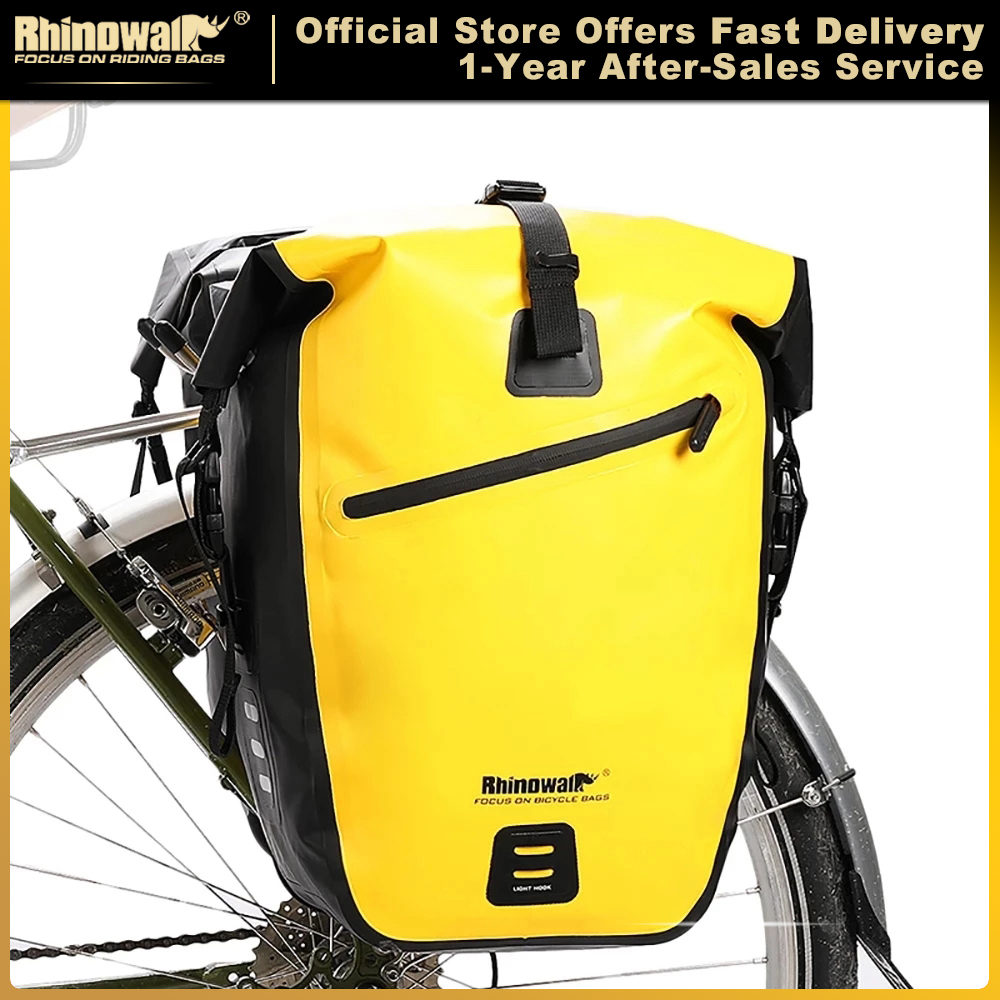 Panniers Waterproof Rear - Bolsa Impermeable para Bicicleta Rhinowalk 20L/27L,