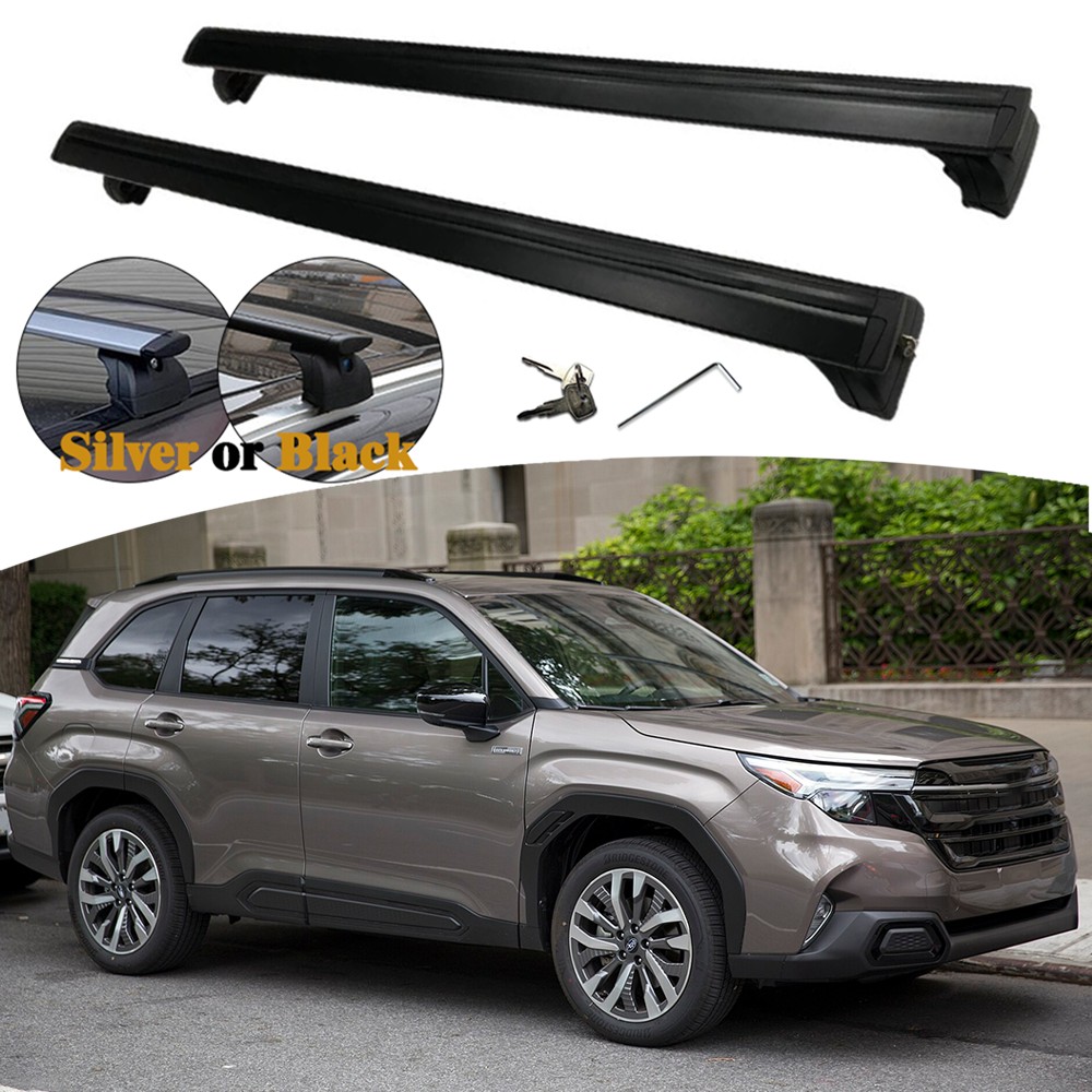 Cargo Rack Aluminum - 2 barras transversales ajustables de aluminio