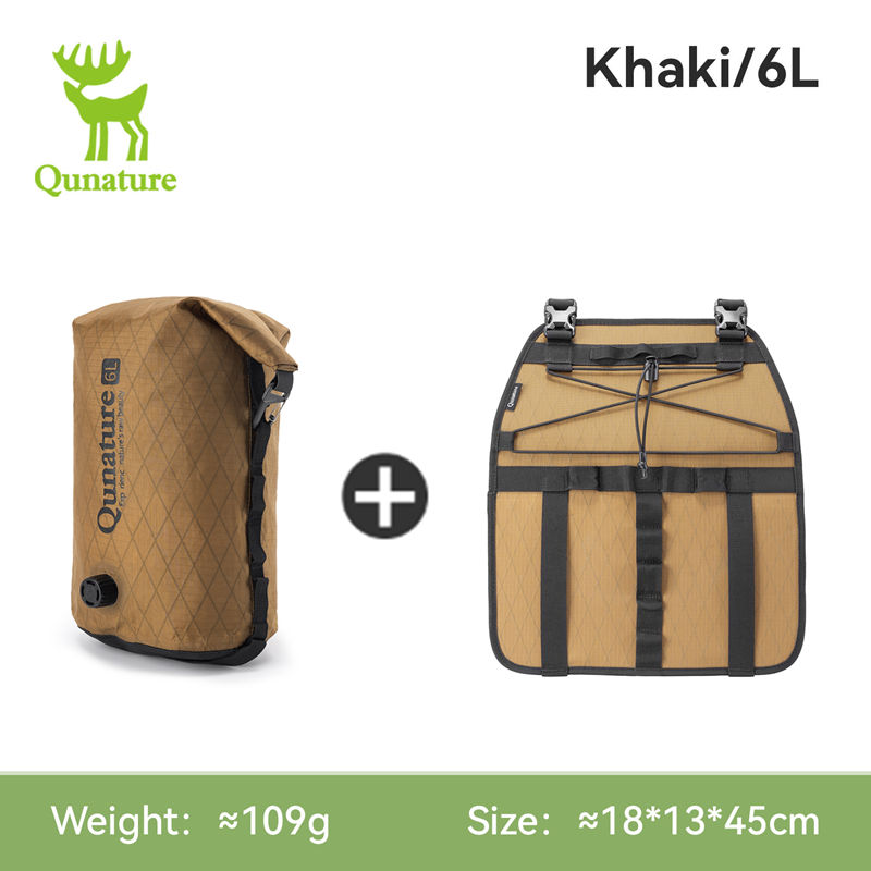 Cycling Commuter Backpack Waterproof - Qunature 6/12L Bikepacking Bolsa colgante ligera