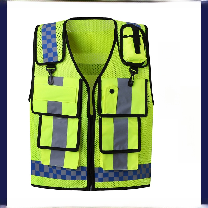 Reflective Vest Cycling - Chaleco de Seguridad Reflectante Multifuncional con