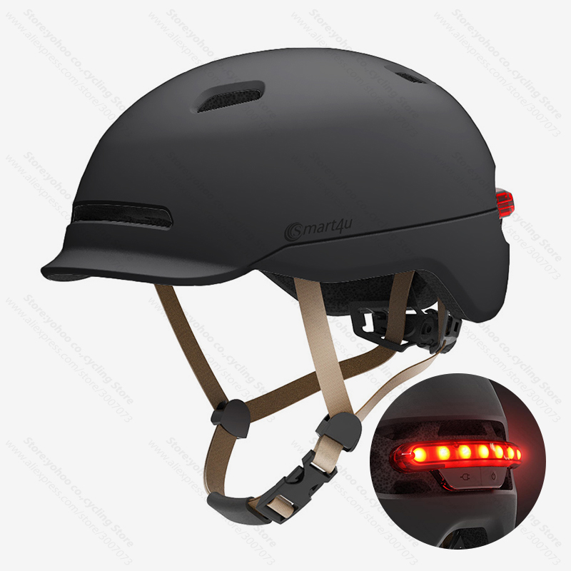 Cycling In City - Smart4u casco de ciclismo con luz