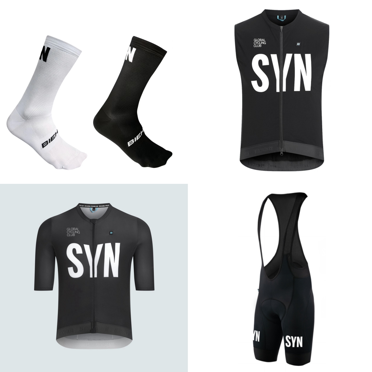 Cycling Community - Traje de Ciclismo de Manga Corta