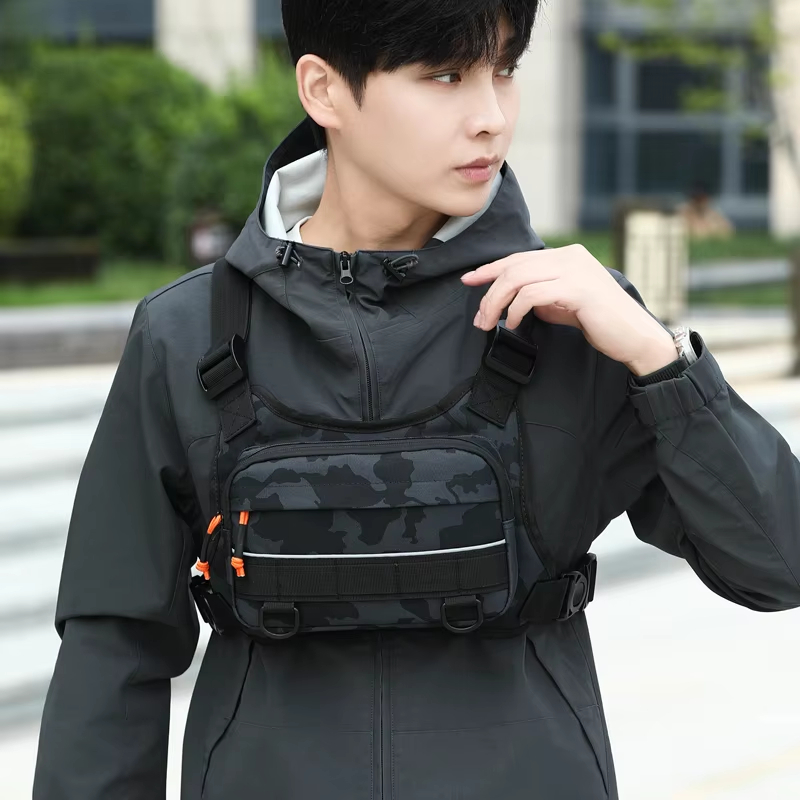 Reflective Vest Cycling - Chaleco táctico reflectante para ciclismo, mochila