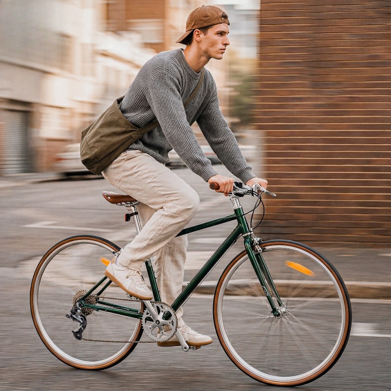 Bicicleta de carretera con man - Cycling Commute Speed reseña y precio