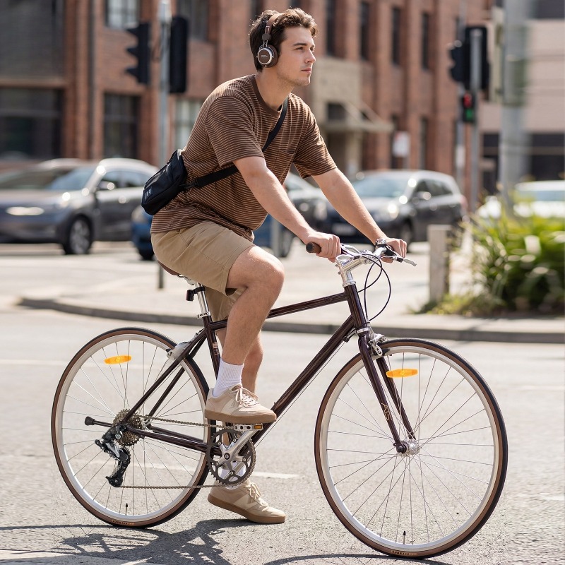 Bicicleta de carretera con man - Cycling Commute Speed reseña y precio