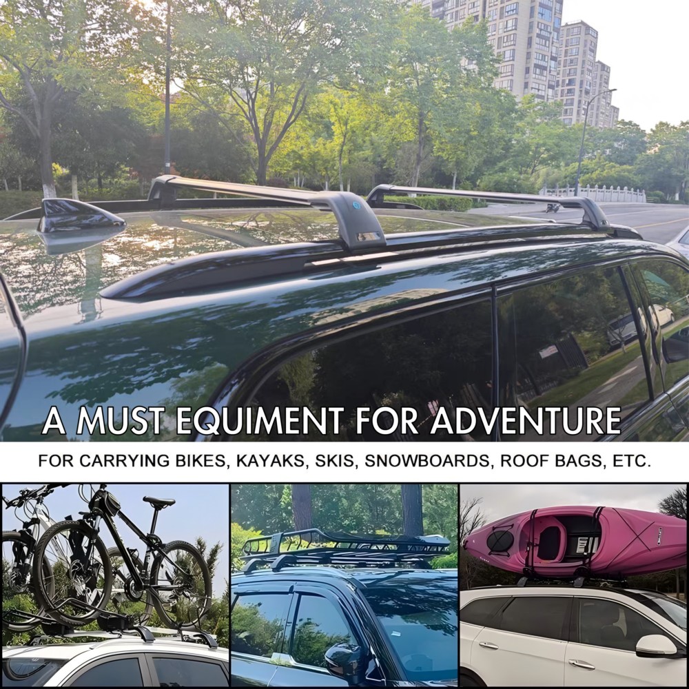 2 barras transversales ajustab - Cargo Rack Aluminum reseña y precio