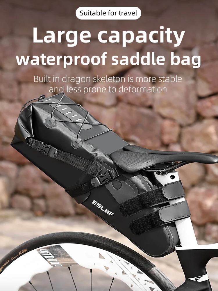 Bolsa de sillín reflectante e  - Cycling Commuter Backpack Waterproof reseña y precio