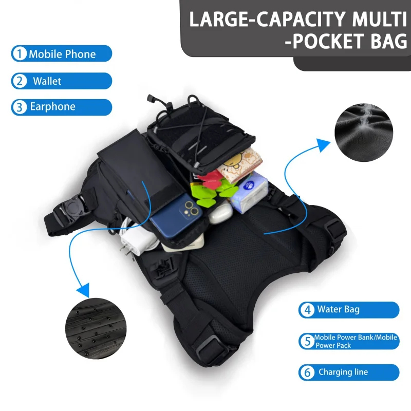 ​ Chaleco Táctico de Alta Cali - Reflective Vest Cycling reseña y precio