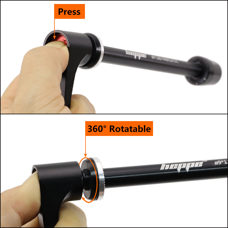 Eje pasante de bicicleta HEPPE - Dynamo Hub Front reseña y precio