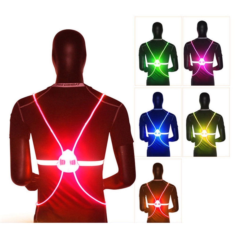 Chaleco Reflectante LED 360° p - Reflective Vest Cycling reseña y precio