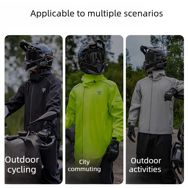 Traje Impermeable para Motocic - Cycling Commute Jacket reseña y precio