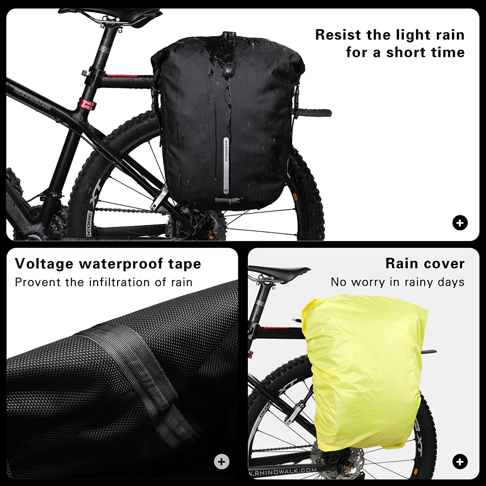 Rhinowalk-mochila impermeable  - Panniers Waterproof Rear reseña y precio