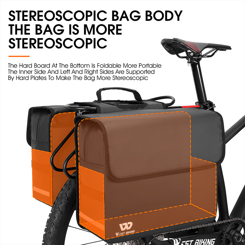 WEST BIKING Alforjas para Bici - Panniers Waterproof Rear reseña y precio