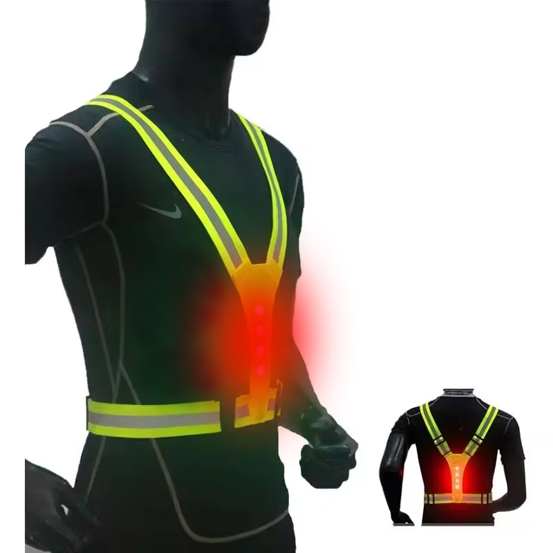 Chaleco LED para correr, corre - Reflective Vest Cycling reseña y precio