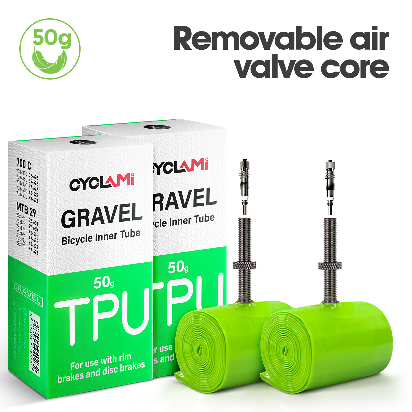 Cámara de aire ultraligera CYC - Inner Tube 700C reseña y precio
