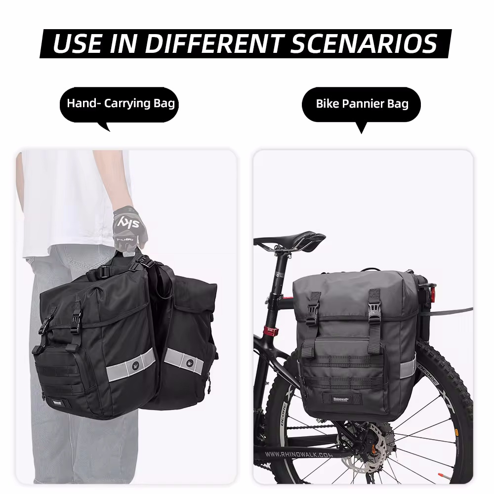 Bolsa de Bicicleta de 40L, 2 e - Panniers Waterproof Rear reseña y precio