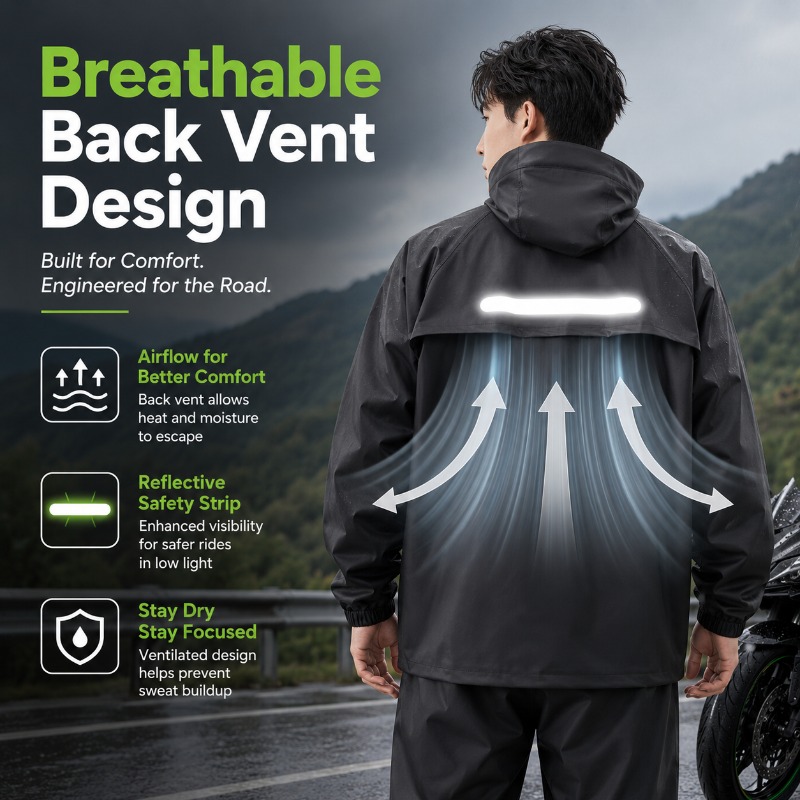 Traje Impermeable de Ciclismo  - Cycling Commute Jacket reseña y precio