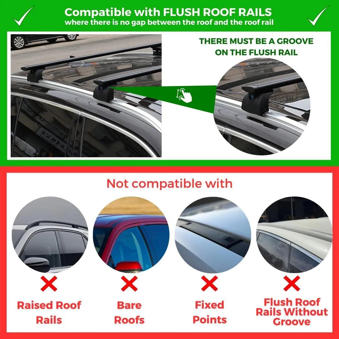 2 barras transversales ajustab - Cargo Rack Aluminum reseña y precio