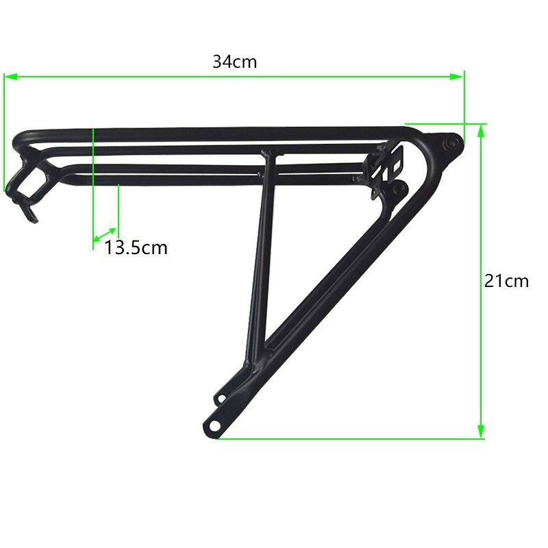 Portaequipajes de bicicleta pa - Cargo Rack Aluminum reseña y precio