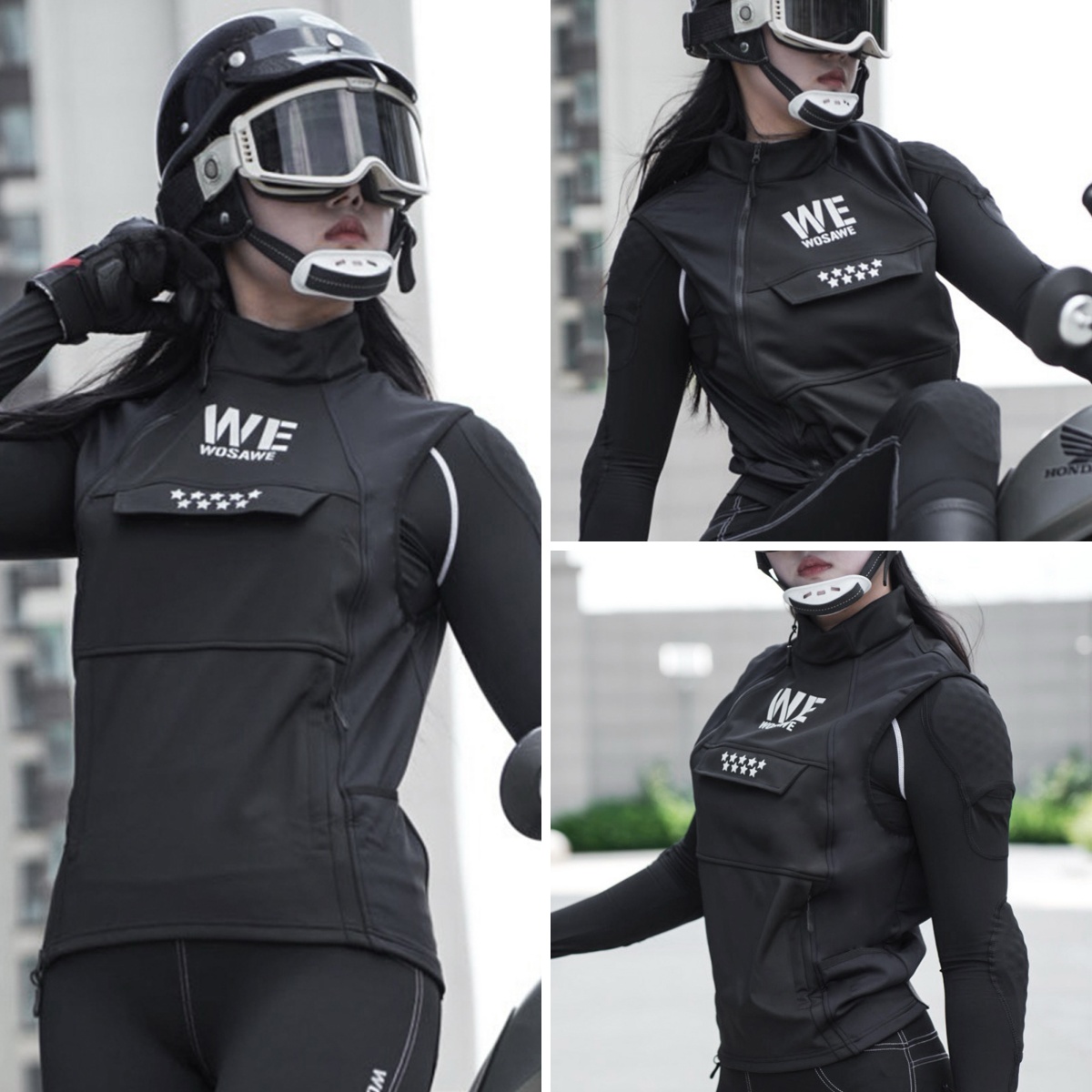 WOSAWE-Chaleco de invierno par - Reflective Vest Cycling reseña y precio