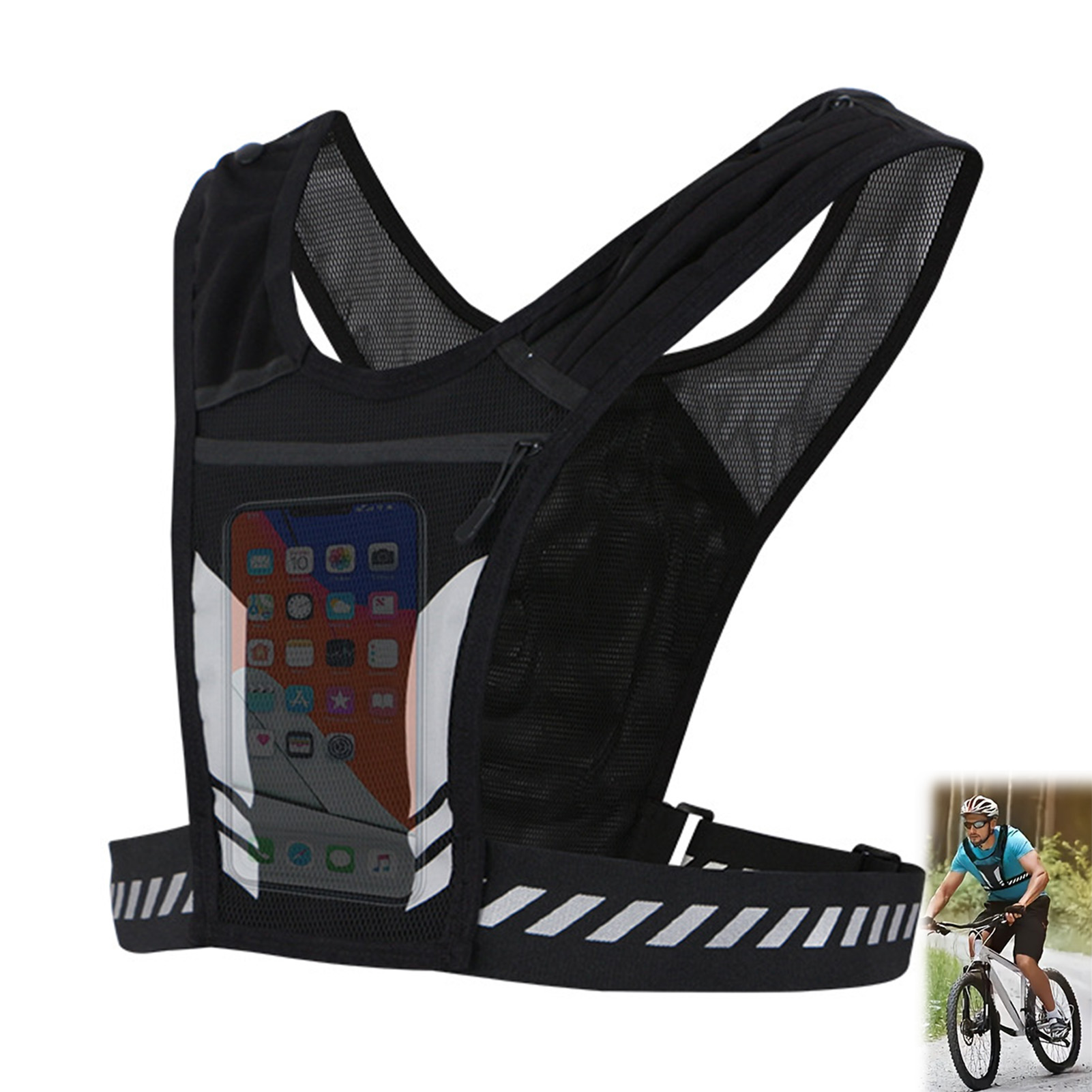 Chaleco deportivo con bolsillo - Reflective Vest Cycling reseña y precio